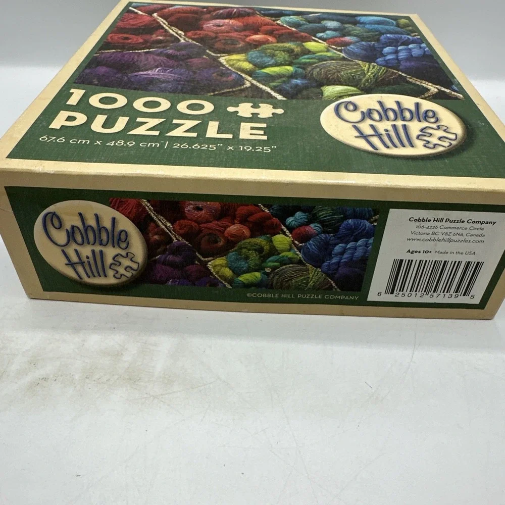Cobble Hill Plenty Of Yarn‎ 1000 pc Premium Jigsaw Puzzle, Used 2022